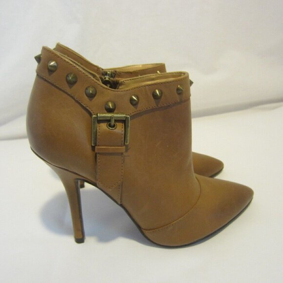 ENZO ANGLIOLINI eapresly camel brown stiletto ankle boots shoes 5 M - Picture 3 of 9